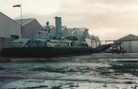 BH7 being moved to The Hovercraft Museum